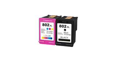 HP 802 Small Black & Tri colour Ink Cartridges